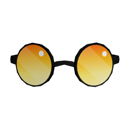 Bright yellow steampunk sunglasses
