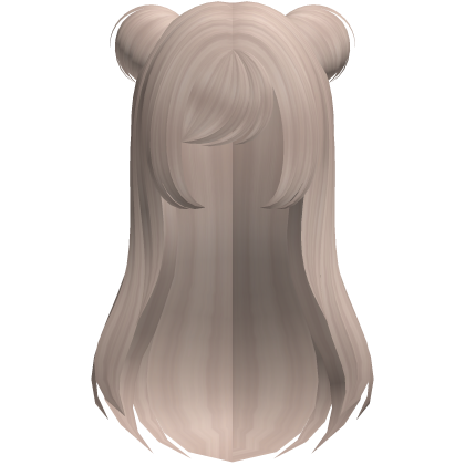 adorable light brown baby bun long hair Roblox item