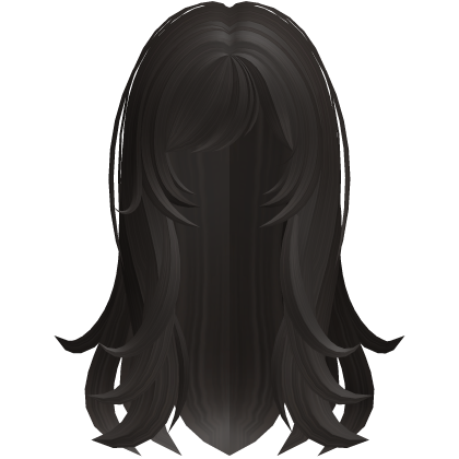 cute messy moe overgrown layers brown Roblox item