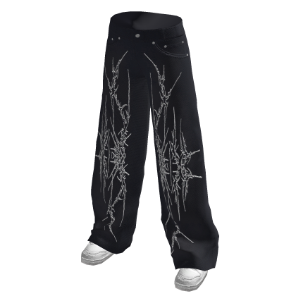 Indigo Cyber Sigil Jeans thumbnail