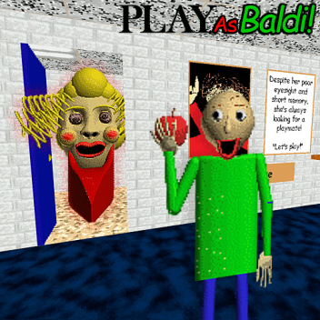 Play as Baldi 🍎