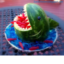 Watermelon shark diner