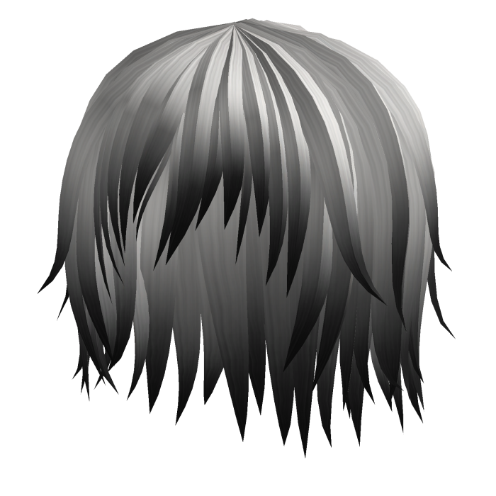 👻White Messy Emo Anime Vkei Punk Hair👻