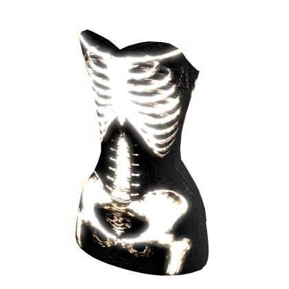 ✅🔴Goth Black Emissive Skeleton Dress✅🔴HALLOWEEN