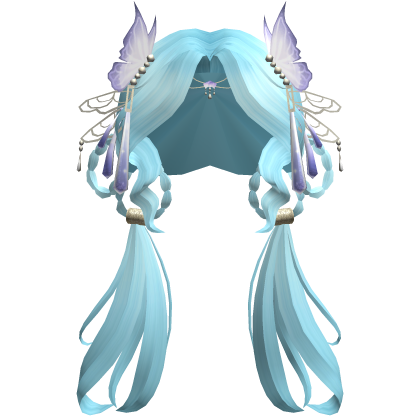 Kim's Blue Butterfly Met Gala Hair Roblox item