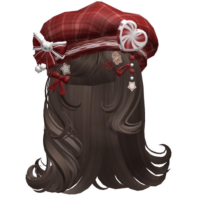 ♡ Christmas Fluffy Beret Combo (Brown)