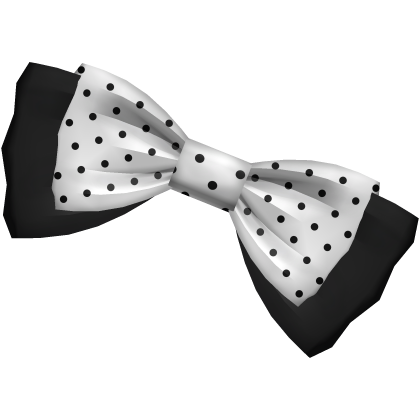 vkei punk polka dots tilted bow