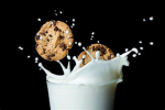 Milk and cookies on the other side