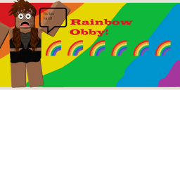 SUPER RAINBOW OBBY! 🌈