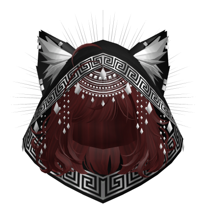 Egyptian Bob w/ Divine Silver Black Hood
