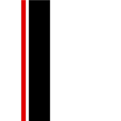 DK RACING VINYL Stripes black/red left only Roblox decal
