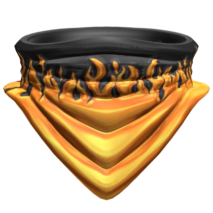 Rebellious Easter 特典Face of Fact/シャツ/マスク Orange Fire Neck Cowl Scarf Face Mask | Roblox Item - Rolimon's