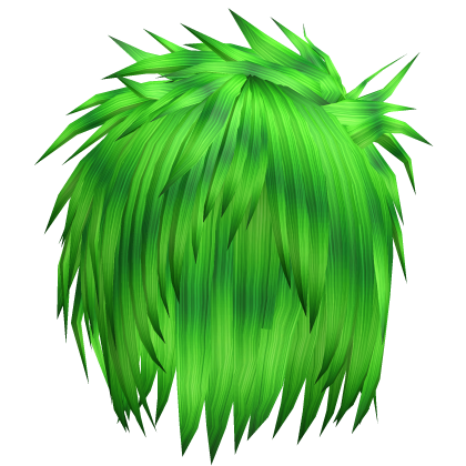 Green Gyaruo J-rock Visual Kei Messy Hair 73.