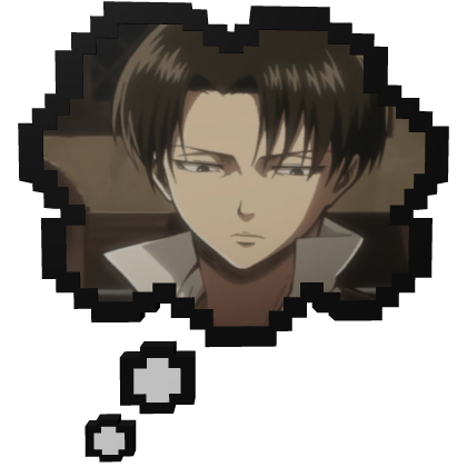 Levi Ackerman AOT | Thinking Bubble  Roblox item