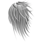 White Long Japanese Windy Messy Hair