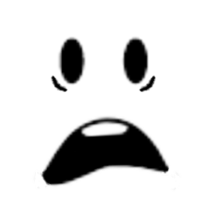 Scared Face Roblox decal