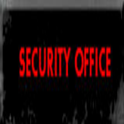 SCP Security Office Sign Roblox decal