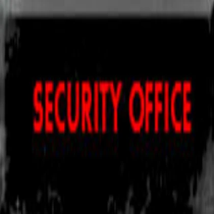 SCP Security Office Sign