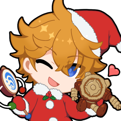 Christmas Childe genshin icon Roblox decal