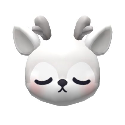 White Deer Fawn Mask
