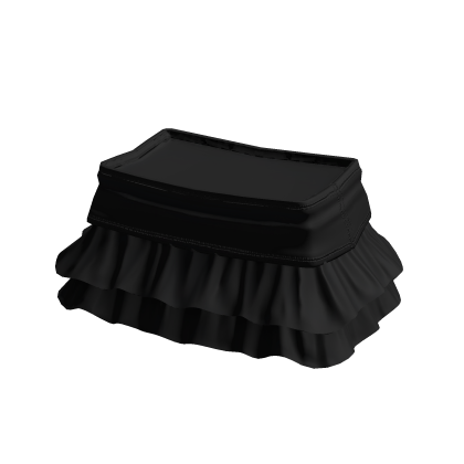 Basic Y2K Skirt Black