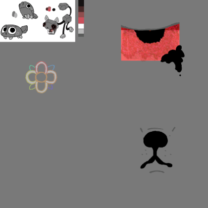 Cursed Half-lidded Eye Custom T Pebbles texture  Roblox decal