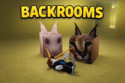 Floppa in the Backrooms🐈 