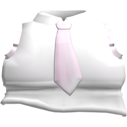 Simple cute ruffled messy top with pink tie