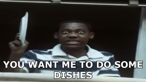 CART RIDE TO DISHES
