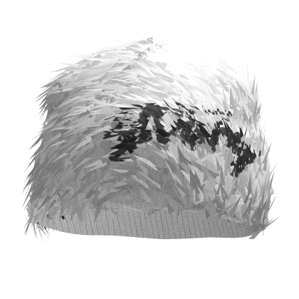 White Y2K Mohair Fuzzy Beanie | Roblox Item - Rolimon's