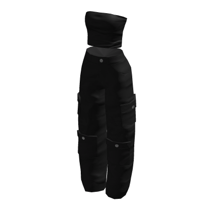 black cargo outfit