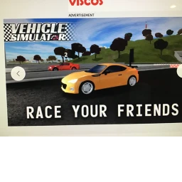 race with a car icon