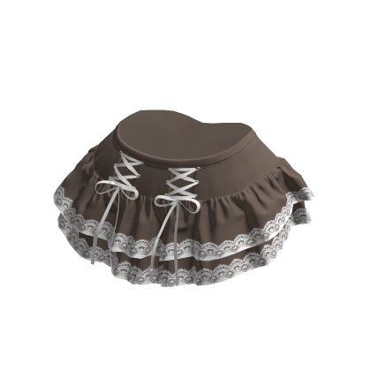 Light Brown Ruffle Skirt