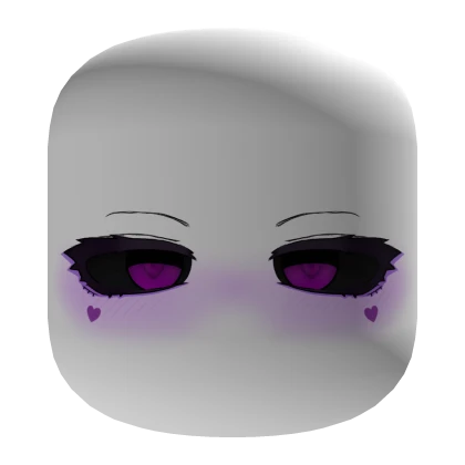 Cute purple eyed face | Roblox Item - Rolimon's