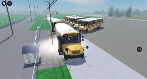 School Bus Simulator. ECSD fleet testing