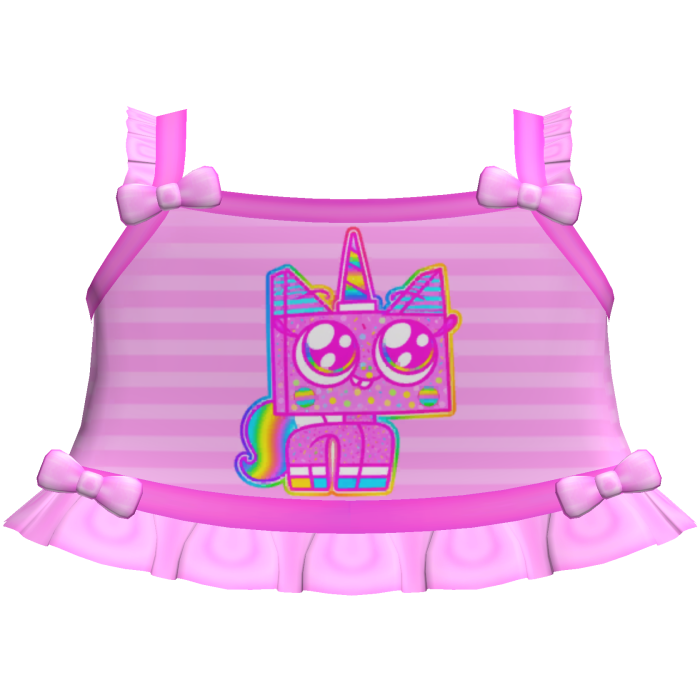 cute pink rainbow unikitty tweencore cutecore top