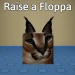 raise a floppa icon