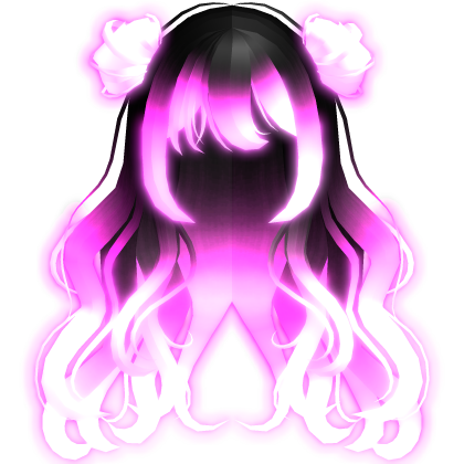 Long Angelic Wavy Pink Hair (Emissive) Roblox item
