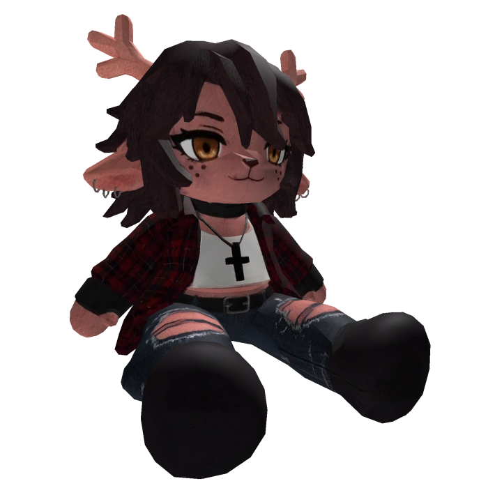 Dess holiday mini plushie cute (Deltarune)