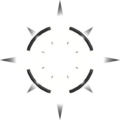 Emissive Black and White Glowing Neon Angel Halo