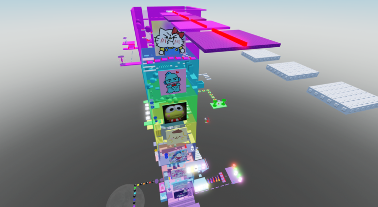 [UPD]🎀🖐️Hello Kitty Slap Tower screenshot 1