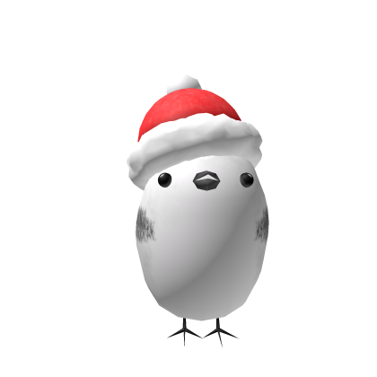 Cute White Christmas Bird