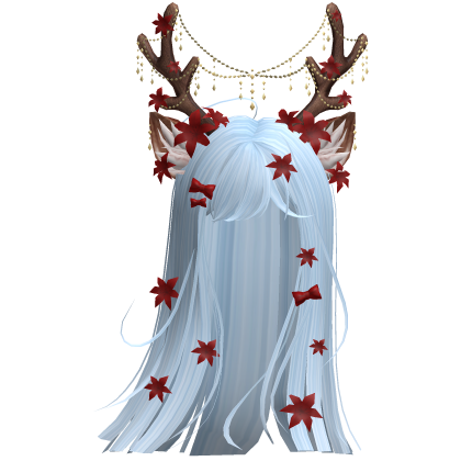 Ethereal Christmas Fairy Fawn Hair w/ Antlers
