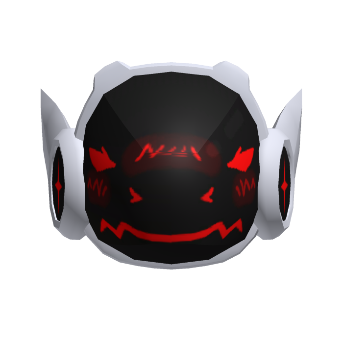 Black and red protogen visor