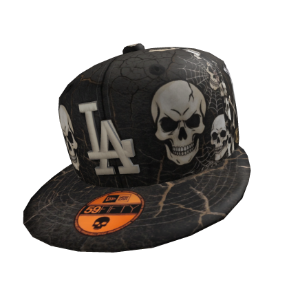 Halloween Tilted Fitted Hat