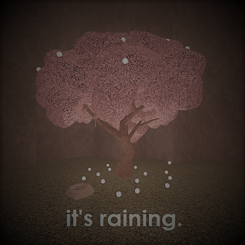 it's raining...