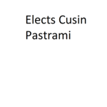 Elects Cusine Pastrami