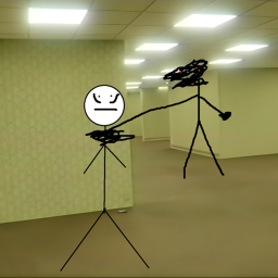 POV Lost in backrooms