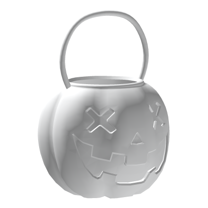 White Ghostlight Pumpkin Bucket Addon