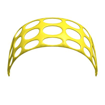 Yellow hollow cut-out headband Roblox item